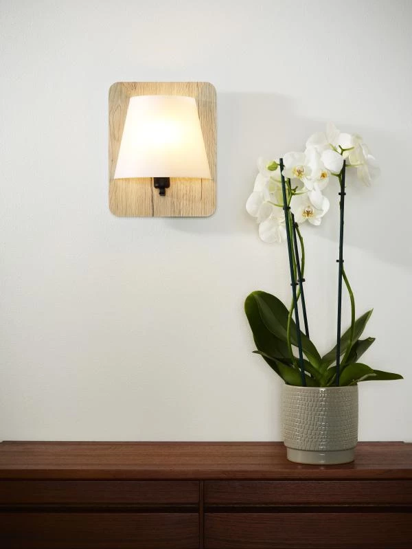 Lucide IDAHO - Wall light - 1xE14 - Natural - ambiance 1